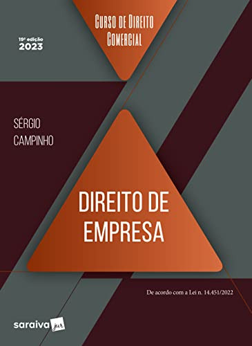 Libro Curso De Direito Comercial - Direito De Empresa - 19ª
