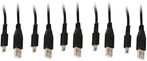 C&e Cne465543, 5 Pack Usb 2.0 A Male To Mini-b Male 1 Feet B