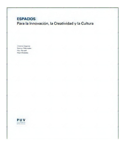 Espacios, De Segovia Chema Y Ot., Vol. Abc. Editorial Universitat De Valencia, Tapa Blanda En Español, 1