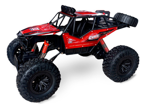 Carro De Control Remoto Monster Of Road Radioshack Color Rojo