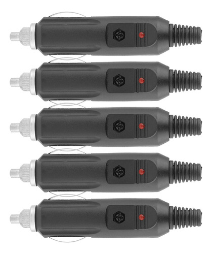 5pcs 12v 24v 5a Accesorio De Coche Enchufe Mechero Macho