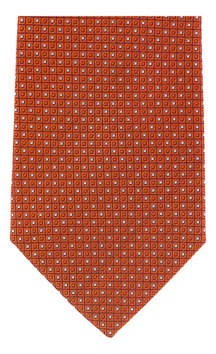 Corbata Scappino Brera Seda Para Hombre 431 Color Naranja