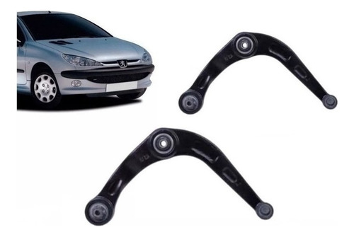 Juego Bandejas Peugeot 206 1998 2012 Derecha + Izquierda