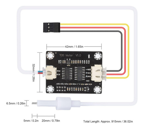 Tds Sensor Analógico Conductividad Agua For Arduino