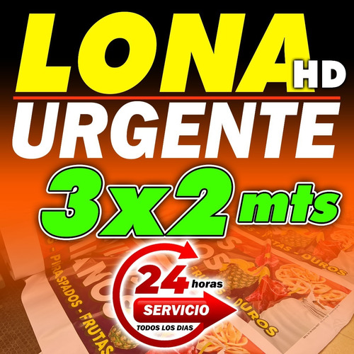 Lona Urgente Personalizada