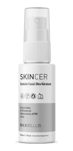 Imagen 1 de 1 de Emulsion Facial Ultra Hidratante Ceramidas Skincer Biobellus x 50 gr