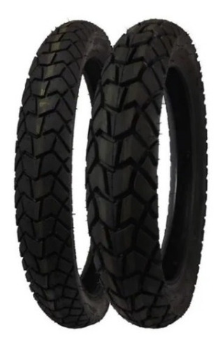 Par Pneu Moto Xre 300 120/80-18 + 90/90-21 Viper Maggion