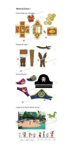 Kit Imprimible Jake Y Los Piratas Editable