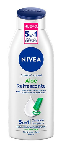 Crema Corporal Humectante Nivea Aloe Vera Refrescante 400 Ml