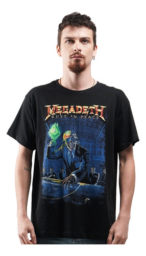 Camiseta Oficial Megadeth Rust In Peace Rock Activity