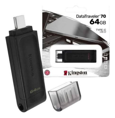 Pendrive Kingston 64gb Data Traveler 70 Type Tipo C