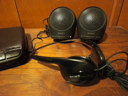 Cd Player Discman Sony D-34 Audio Vintage Walkman Cd Negro (Usado)