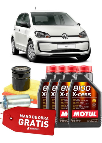 Cambio De Aceite Y Filtro Vw Up Volkswagen Motul Service