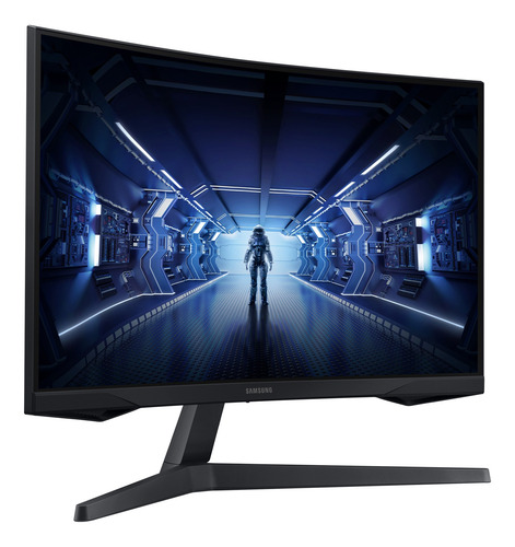 Imagen 2 de 10 de Monitor gamer curvo Samsung Odyssey G5 C27G55T led 27 " negro 100V/240V