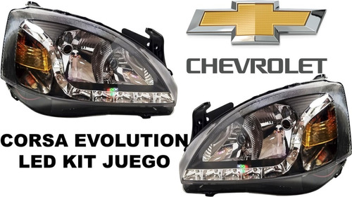 Farolas  Chevrolet Corsa Evolution  Led  Kit Juego