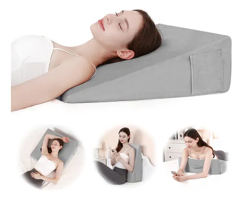 Almohada De Cuña Para Dormir Anti Ronquidos Reflujo Ácido 19