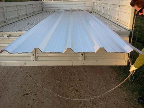 Chapa Calibre 30alum Acanalada 1mtutil Trapezoidal Importada