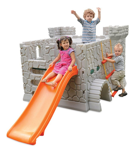 Playground Castelo Medieval Xalingo C/ Escorregador Infantil