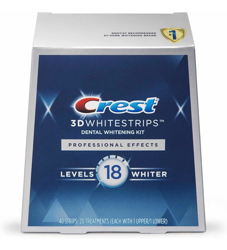 Crest 3d Whitestrips Profesional Blanqueamiento De Dientes