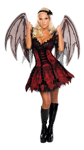 Disfraz Para Mujer Hada De Noche Sexy Talla M - Halloween