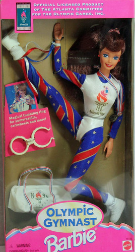 Barbie Olímpico Gimnasta Muñeca Barbie (auburn Pelo)