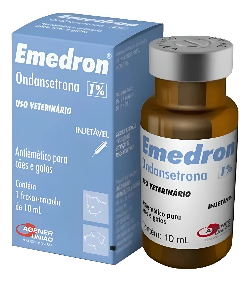 Emedron 10ml Líquido Cães E Gatos Anti Enjoo Agener