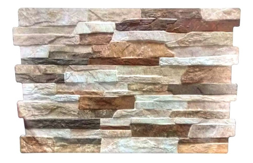 Imagen 1 de 10 de Revestimiento Piedra Pared Pamesa Fileto Rustico Mix Natural