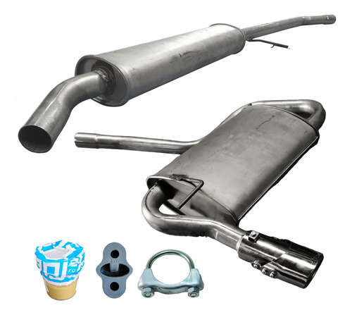 Kit Escap Abafador + Silencioso Duster 2.0 16v 4x4 12 A 16