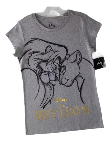 Playera Para Dama, Rey León, Manga Corta.