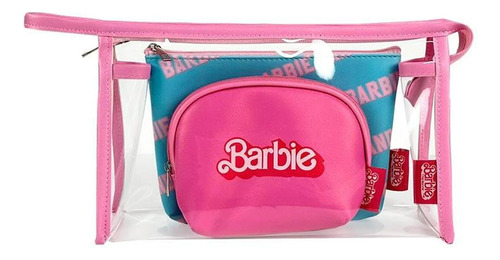 Set De 3 Cosmetiqueras De Varios Tamaños - Barbie The Movie 