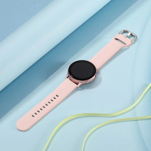 Correa Silicona Flat Para Smartwatch Foxbox P45 Bw0472 Rosa Claro 2.2 Cm