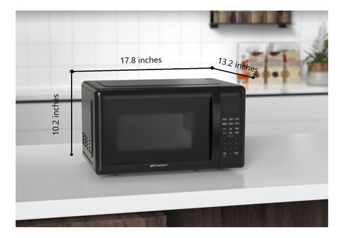 Compensador Compacto De Micro-ondas Emerson Mw7302b Com 10