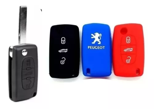 Funda Cubre Llave Peugeot 307 308 407 408 3 Botones Envios