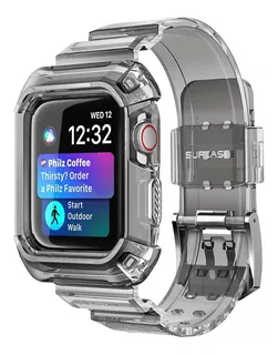 Case Y Correa Supcase Compatible Con Apple Watch 41mm Frost