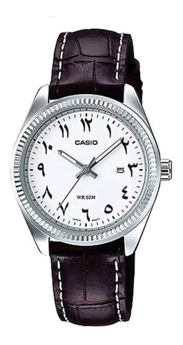 Reloj Casio Ltp-1302l-7b3 Para Dama Marrón 