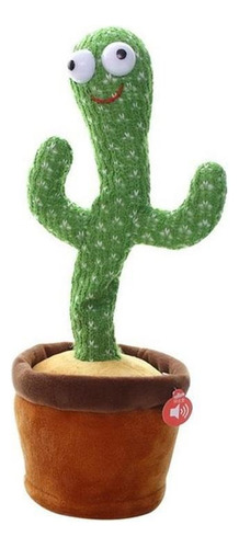 Cactus Peluche Electrónico Vibración Bailando Juguete Con Ca