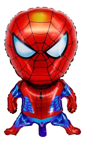 10 Globos Metalizados Hombre Araña Pack