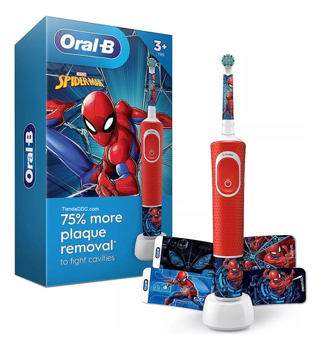 Cepillo De Dientes Eléctrico Oral-b Para Niños Con Spiderman