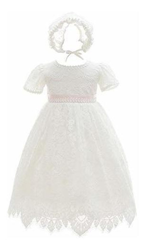 Meiqiduo Baby Girls Lace Dress Vestidos De Bautizo Para Baut