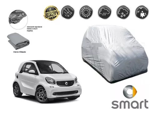 Forro/funda/lona Cubreauto Uso Rudo Para Smart Fortwo 2018