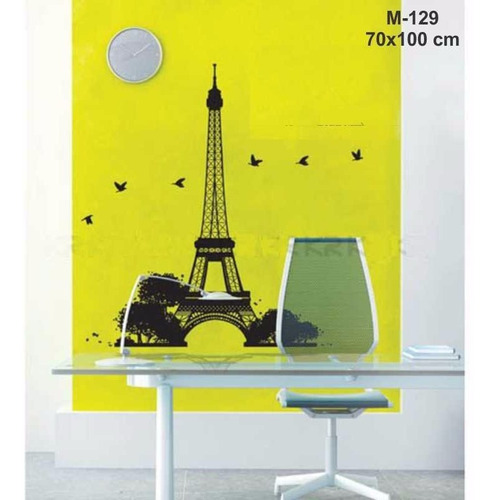Adesivo Decorativo Torre Eiffel - Paris - Jardim -  M129