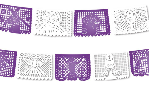 Papel Picado/ Enramada Semana Santa Uva