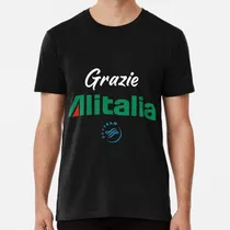 Comprar Remera Alitalia Italia Avión Aeropuerto Avión Homenaje De De