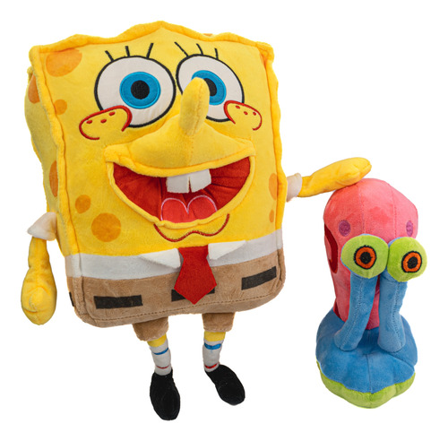 Peluche Bob Esponja Y Gary Calidad Premium 