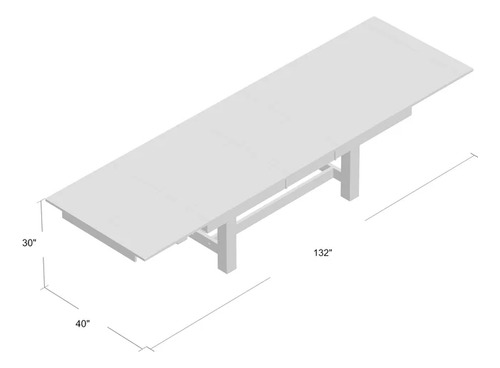 Cubierta De Comedor Extensible - Importado