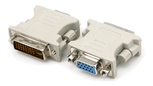 Adaptador Conversor Dvi A Vga 24+5 Macho A Hembra Dvi-d