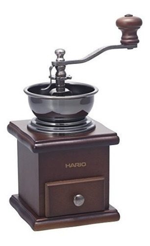 Molinillo De Café Manual De Madera Y Cerámica Hario, 10 G