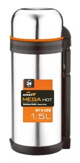 Termo Kovea Mega Hot de acero inoxidable 1.5L plateado