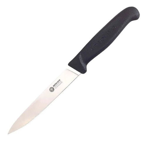Cuchillo Arbolito Oficio Hoja De 10.5cm Cabo Plástico Negro