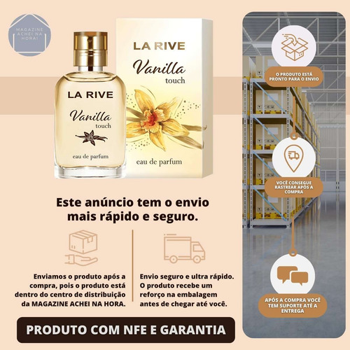 Perfume Feminino La Rive Vanilla Touch 30ml Eau De Parfum Spray